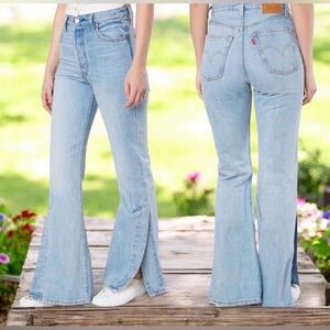 Levi’s NWT Ribcage Split Flare Jeans Size 27 x 32